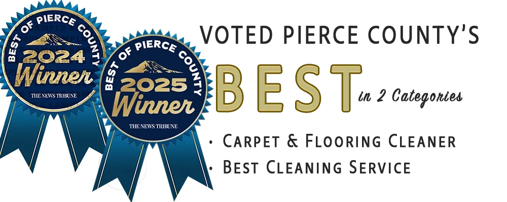 Voted Best Carpet Cleaner in Pierce County in 2025