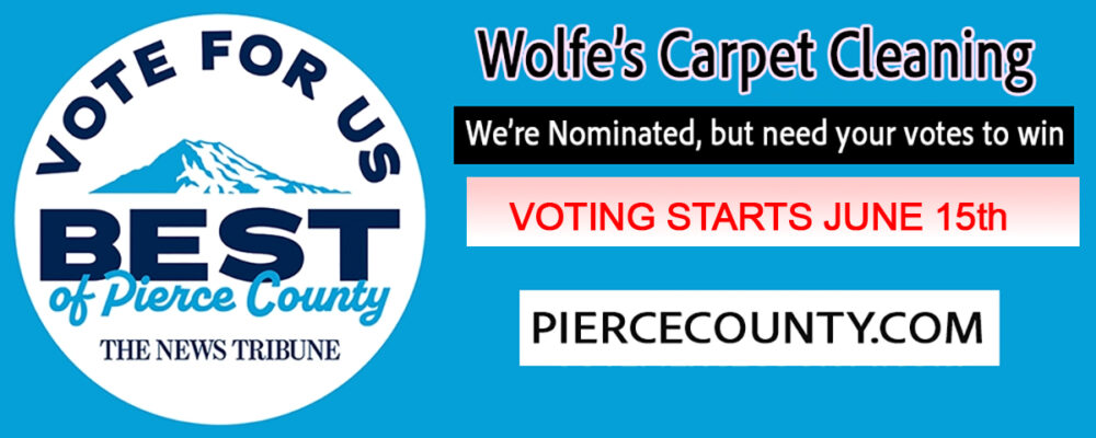 Vote for Wolfe's to keep our title, Best in Pierce County